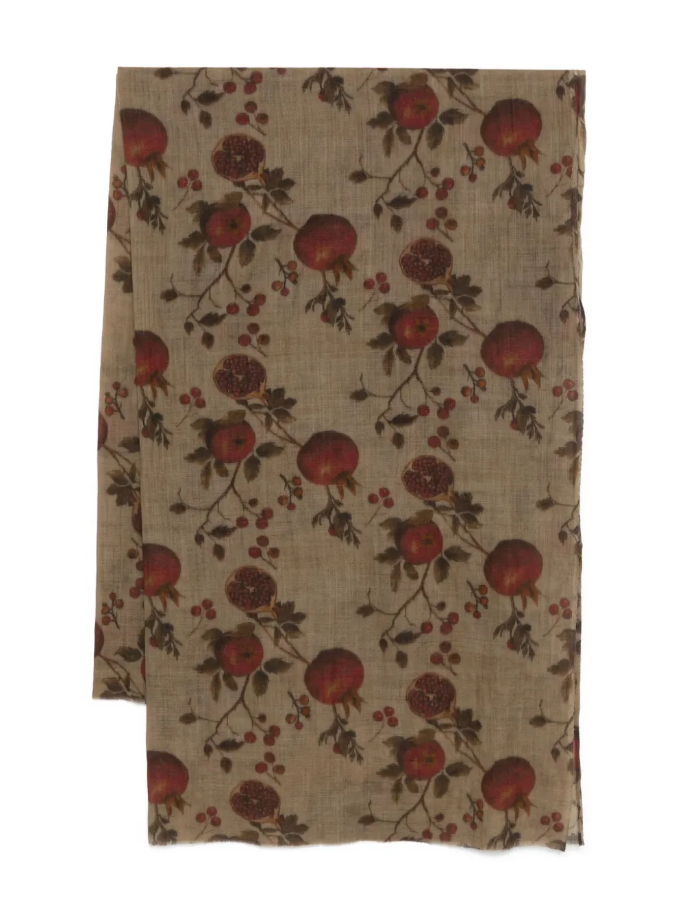 Шерстяной шарф с принтом граната Uma Wang, зеленый
Шерстяной шарф с принтом граната Uma Wang, зеленый