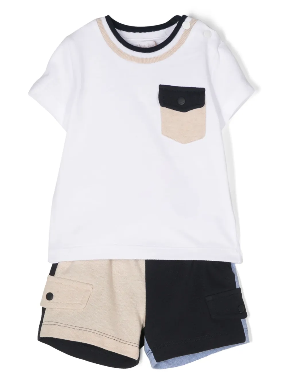 Комплект из топа и шортов Patachou, белый
Комплект из топа и шортов Patachou, белый