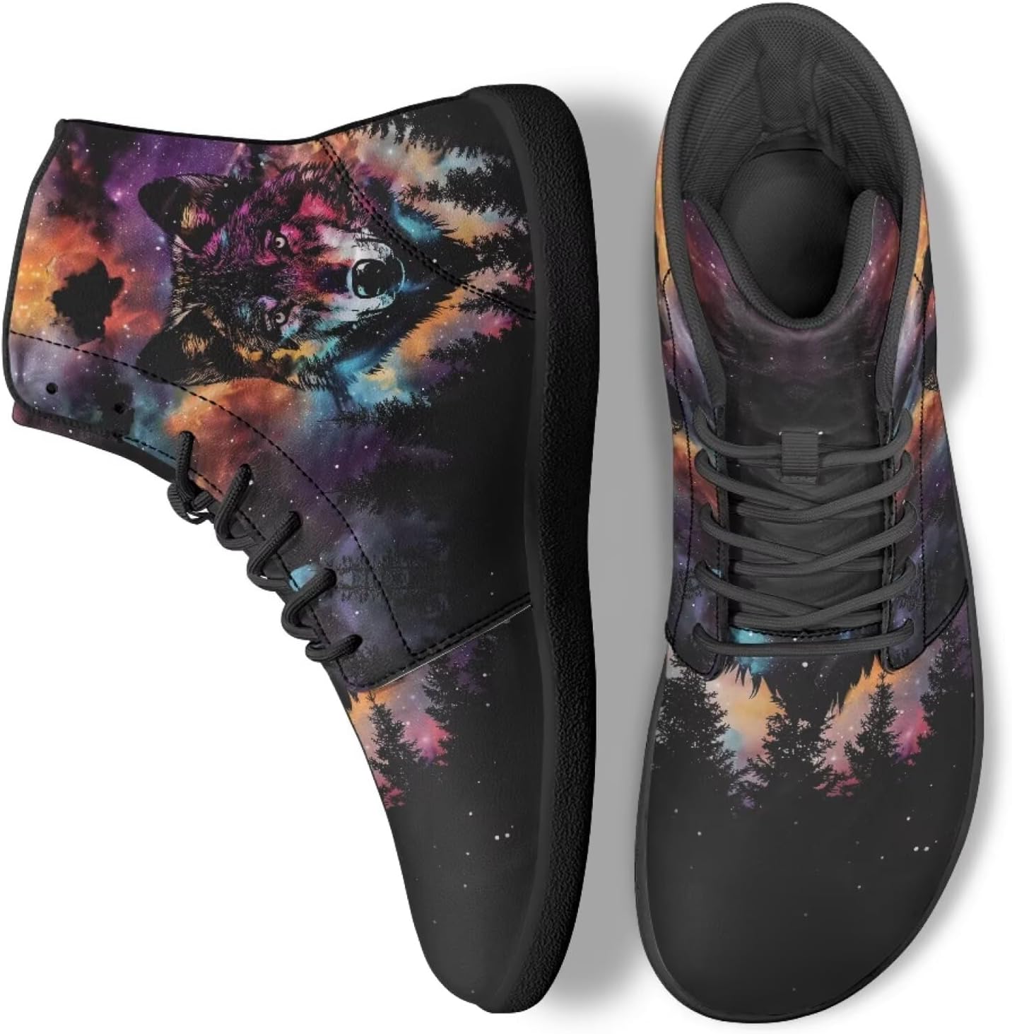 Унисекс, женские и мужские прогулочные туфли из искусственной кожи, рабочая обувь, офисная деловая обувь, спортивные кроссовки для бега Ecaestolph, Wolf Colorful Galaxy Forest
Унисекс, женские и мужские прогулочные туфли из искусственной кожи, рабочая обувь, офисная деловая обувь, спортивные кроссовки для бега Ecaestolph, Wolf Colorful Galaxy Forest