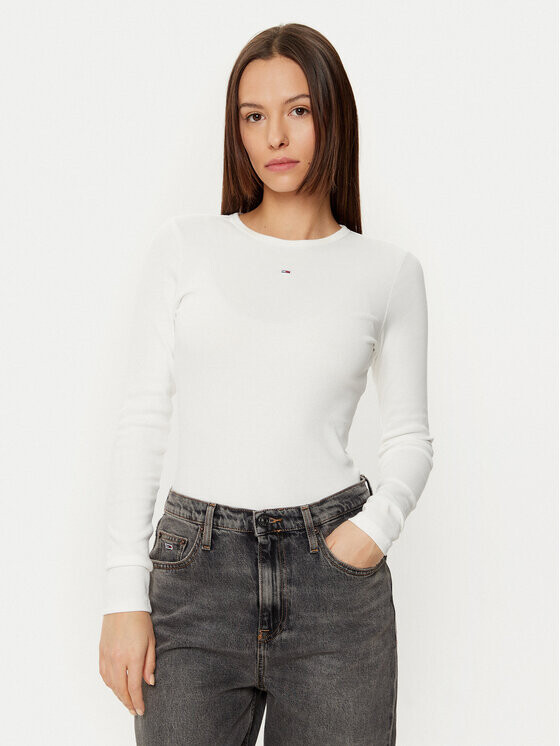 Узкая блузка Tommy Jeans, экрю
Узкая блузка Tommy Jeans, экрю
