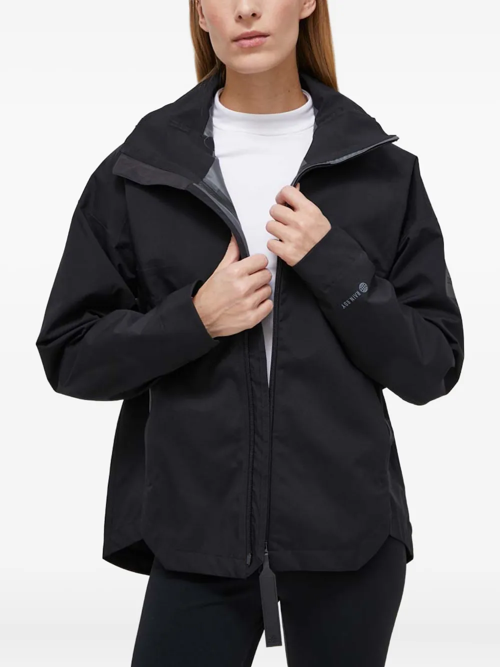 Куртка с капюшоном и тремя полосками adidas
Куртка с капюшоном и тремя полосками adidas