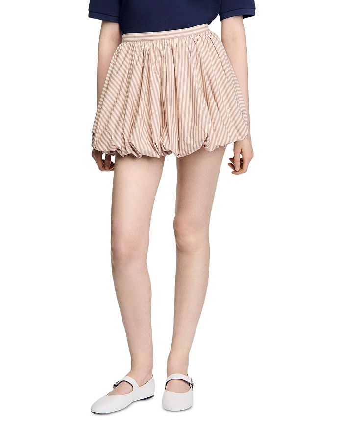 Полосатая юбка Bubble Sandro, коричневый/бежевый
Полосатая юбка Bubble Sandro, коричневый/бежевый