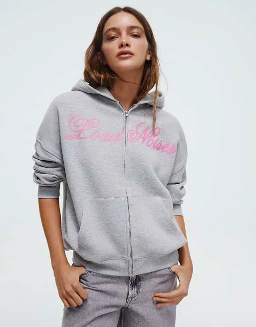 Серая толстовка на молнии с капюшоном и принтом Bershka Oversize, Серый, Серая толстовка на молнии с капюшоном и принтом Bershka Oversize
Серая толстовка на молнии с капюшоном и принтом Bershka Oversize, Серый, Серая толстовка на молнии с капюшоном и принтом Bershka Oversize