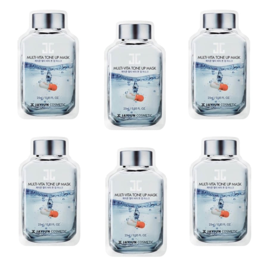 JAYJUN Multi-Vita Tone up Mask 6 x 25 мл - Тканевая маска с осветляющим эффектом, набор из 6 штук
JAYJUN Multi-Vita Tone up Mask 6 x 25 мл - Тканевая маска с осветляющим эффектом, набор из 6 штук