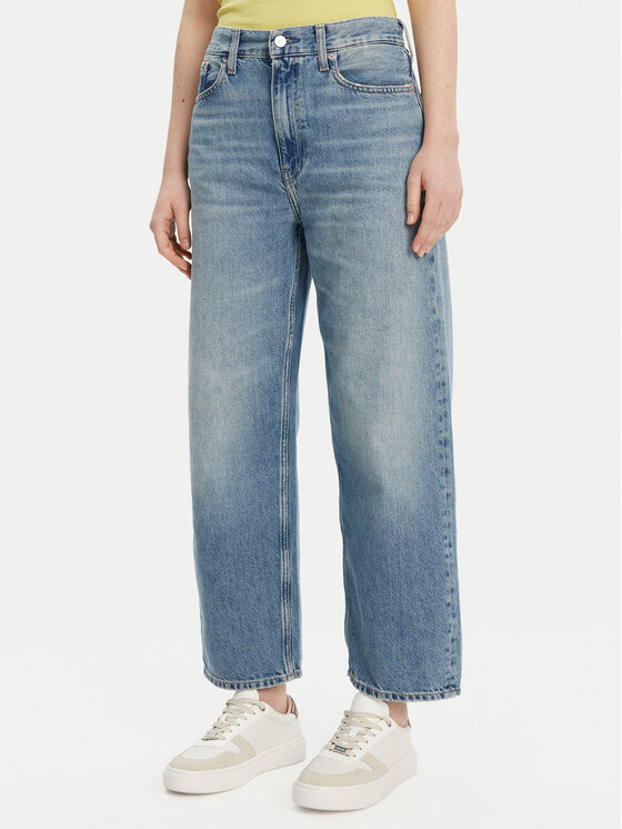 Джинсы прямого кроя J20J225604 Calvin Klein Jeans, синий 
Джинсы прямого кроя J20J225604 Calvin Klein Jeans, синий