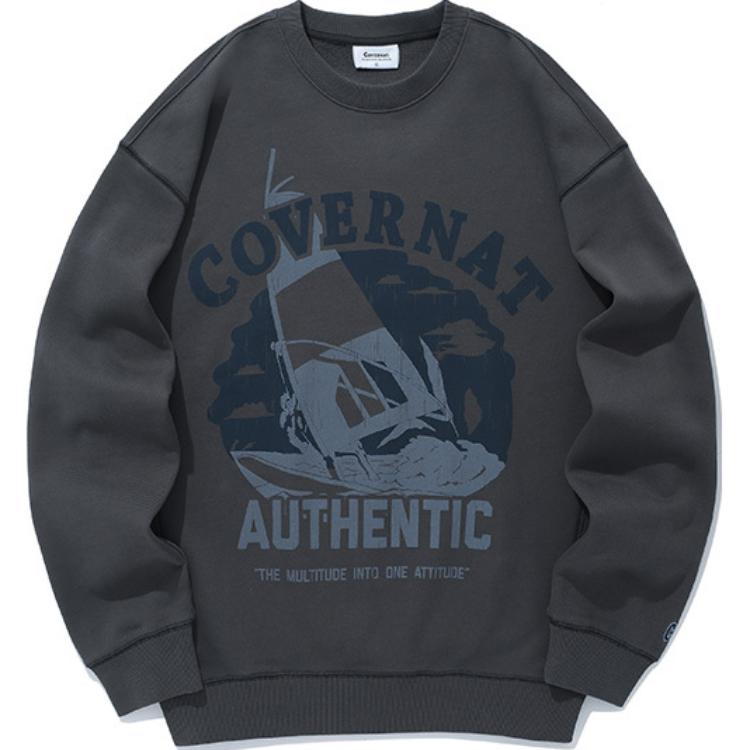 Свитшот Fall Unisex Charcoal Gray COVERNAT, серый
Свитшот Fall Unisex Charcoal Gray COVERNAT, серый