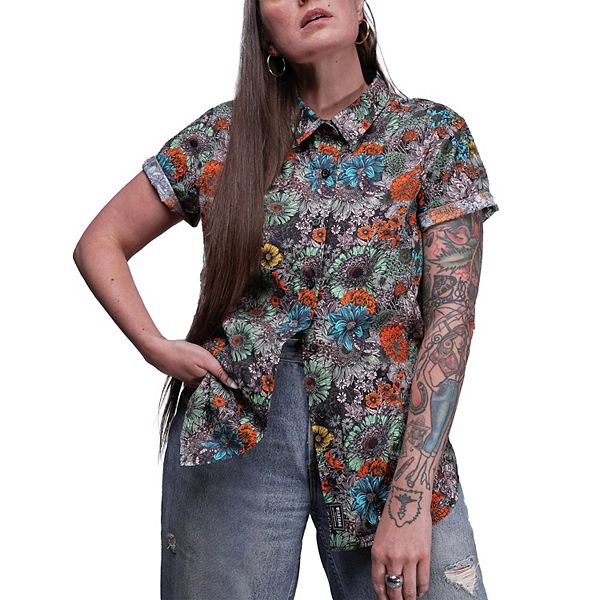 Классическая рубашка на пуговицах Wildfang, Garden Multi
Классическая рубашка на пуговицах Wildfang, Garden Multi