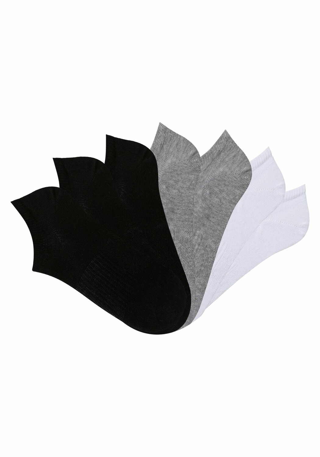 Носки LASCANA ACTIVE Sneaker, цвет 3x schwarz, 2x weiß, 2x hellgrau meliert
Носки LASCANA ACTIVE Sneaker, цвет 3x schwarz, 2x weiß, 2x hellgrau meliert