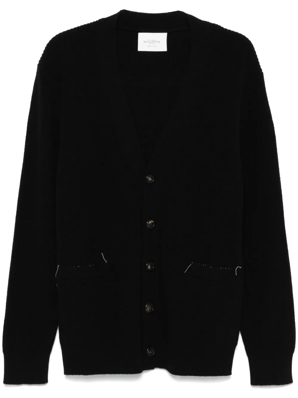 Кардиган с V-образным вырезом Ballantyne, черный
Кардиган с V-образным вырезом Ballantyne, черный