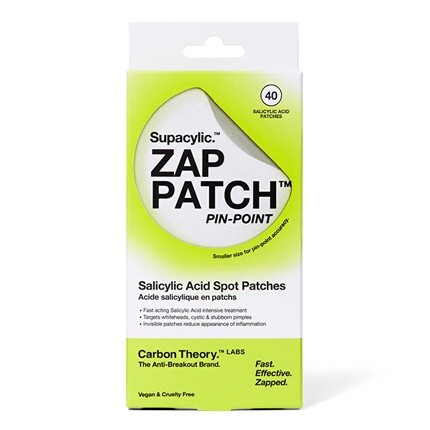 Пластыри от прыщей Supacylic Zap Patch Pin-Point Salicylic Acid Spot - 40 шт Carbon Theory
Пластыри от прыщей Supacylic Zap Patch Pin-Point Salicylic Acid Spot - 40 шт Carbon Theory