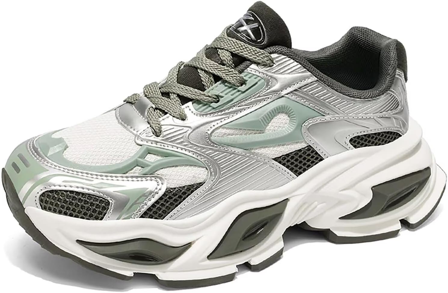 Кроссовки TERBOFIN для бега и тенниса для мужчин, модные массивные дышащие прогулочные обувь для тренировок, спортзала и досуга, зеленый
Кроссовки TERBOFIN для бега и тенниса для мужчин, модные массивные дышащие прогулочные обувь для тренировок, спортзала и досуга, зеленый