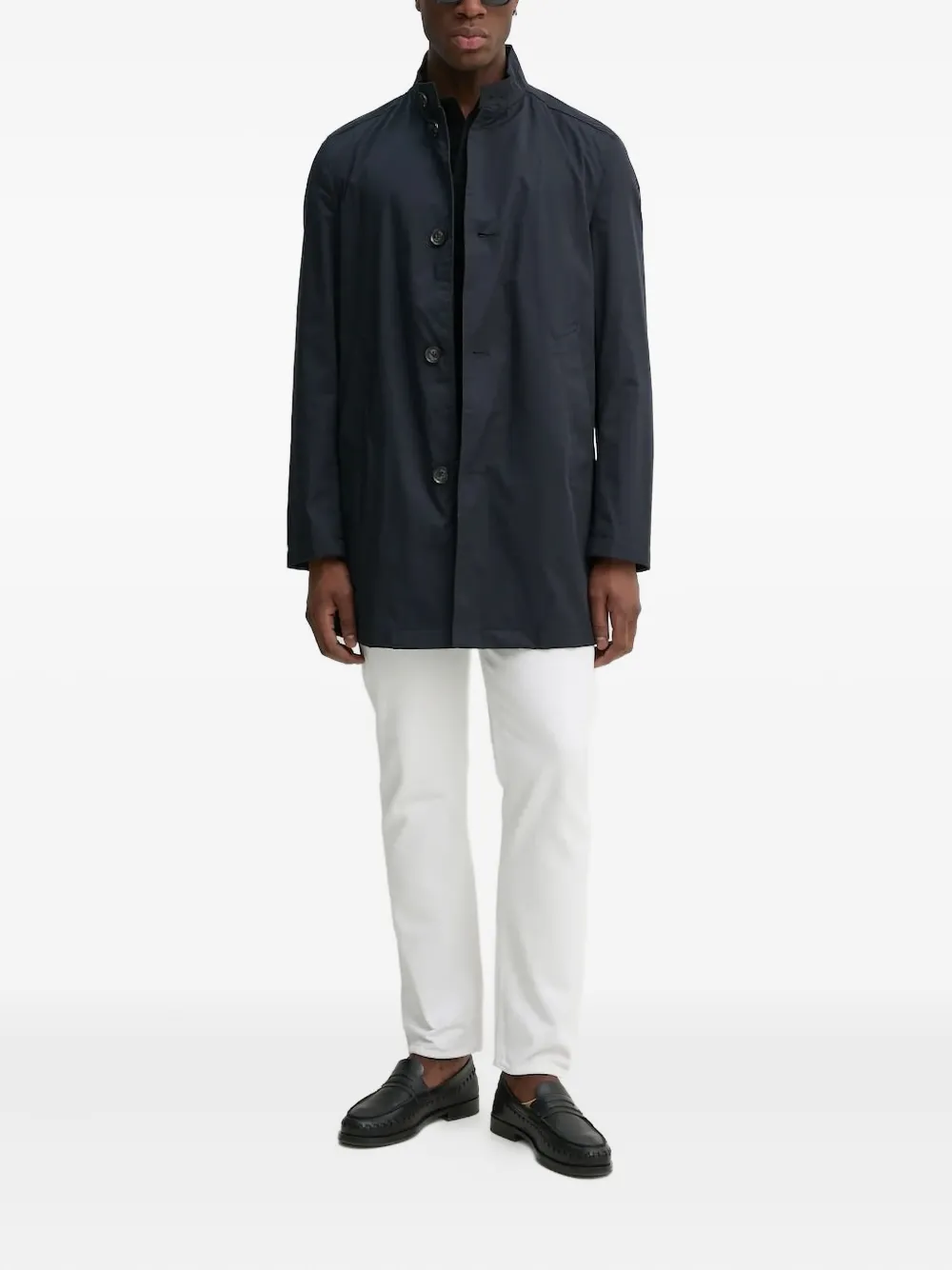 Пальто с высоким воротом и застежкой на пуговицы Joop!, синий
Пальто с высоким воротом и застежкой на пуговицы Joop!, синий