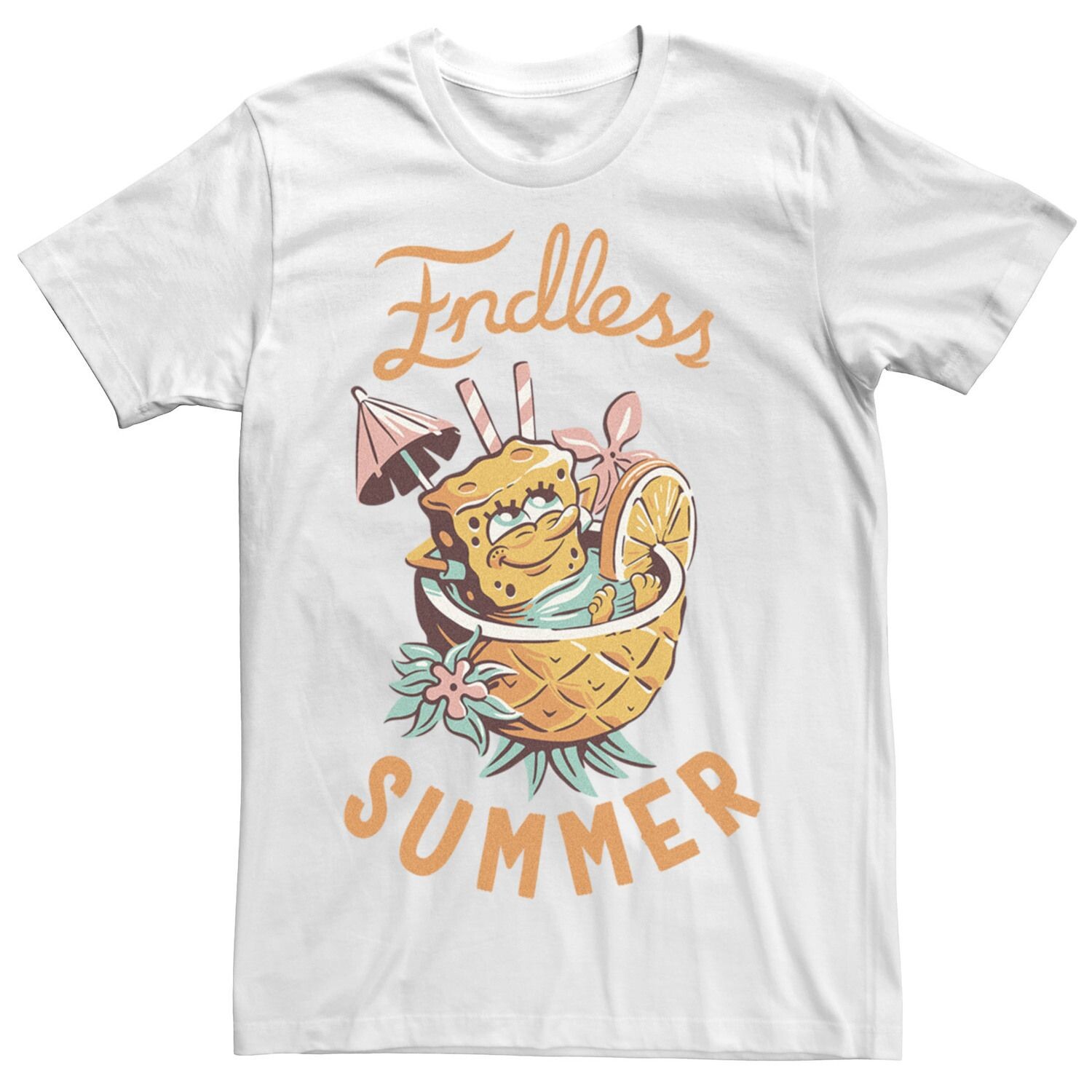 Мужская футболка SpongeBob SquarePants Endless Summer с ананасовым напитком Licensed Character
Мужская футболка SpongeBob SquarePants Endless Summer с ананасовым напитком Licensed Character