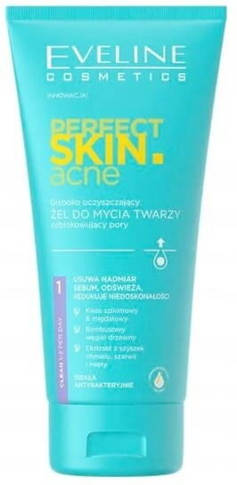 Гель для умывания лица, 150 мл Eveline Cosmetics, Perfect Skin Acne
Гель для умывания лица, 150 мл Eveline Cosmetics, Perfect Skin Acne