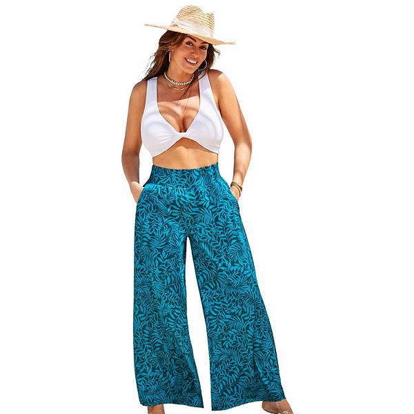 Женские брюки с широкими штанинами Pack & Go, устойчивые к сминанию Swimsuits For All, Mediterranean Palms
Женские брюки с широкими штанинами Pack & Go, устойчивые к сминанию Swimsuits For All, Mediterranean Palms