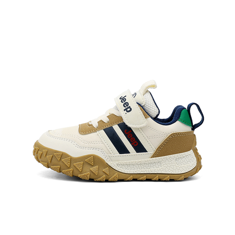 Низкие детские кроссовки для повседневной жизни Jeep, бежевый/зеленый 
Низкие детские кроссовки для повседневной жизни Jeep, бежевый/зеленый