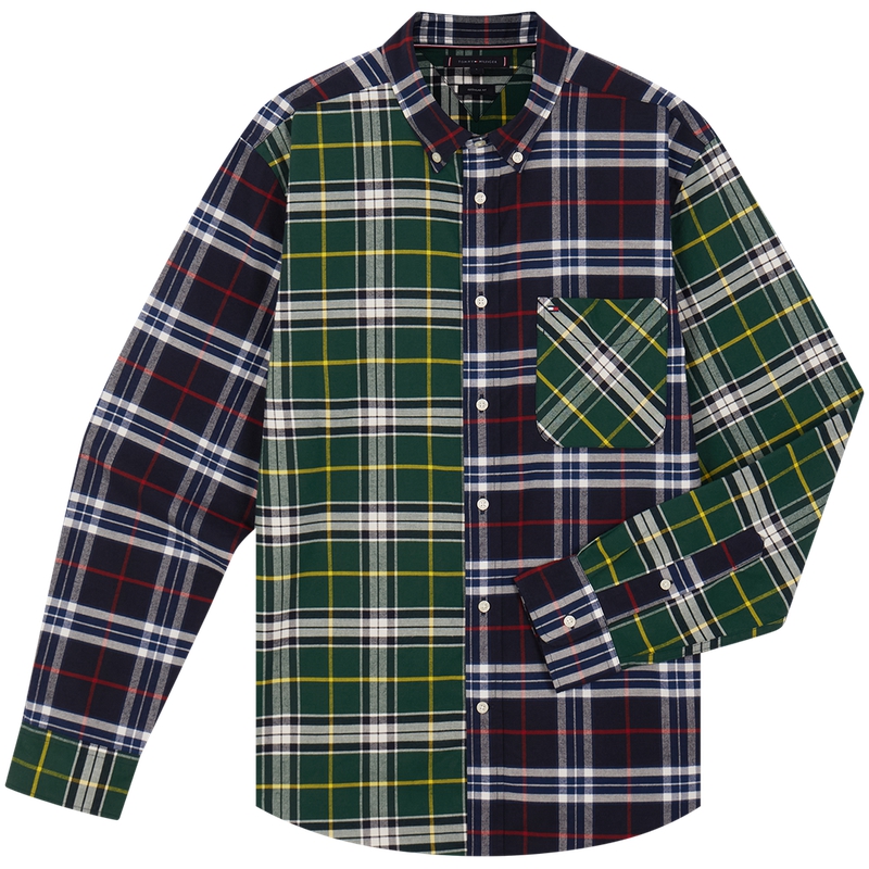 Tommy Hilfiger Рубашка Men's Navy Blue Green Plaid Pattern 0MS
Tommy Hilfiger Рубашка Men's Navy Blue Green Plaid Pattern 0MS