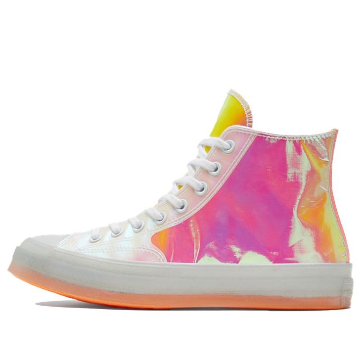 Кеды Converse Chuck 70 High 'Hi-Vis Iridescent', белый 
Кеды Converse Chuck 70 High 'Hi-Vis Iridescent', белый