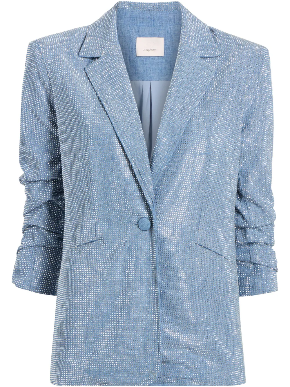 Пиджак с пайетками Cinq A Sept, синий
Пиджак с пайетками Cinq A Sept, синий