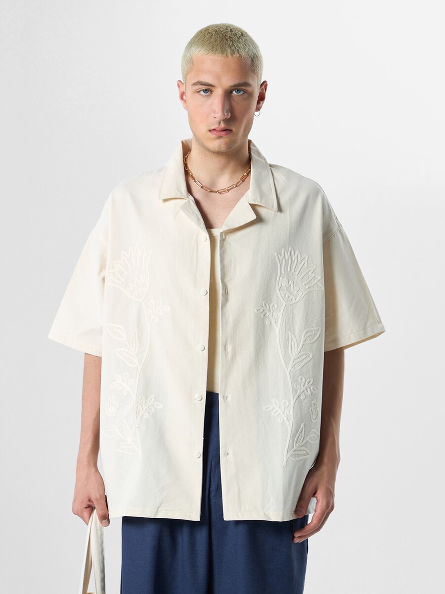 Рубашка на пуговицах Comfort fit VAMOS CLO, бежевый 
Рубашка на пуговицах Comfort fit VAMOS CLO, бежевый