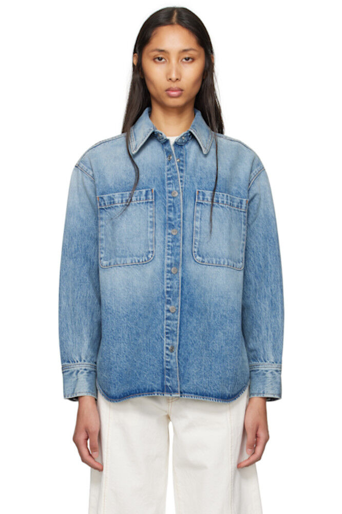 Синяя джинсовая рубашка Overland SLVRLAKE
Синяя джинсовая рубашка Overland SLVRLAKE