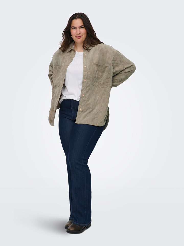 ONLY Carmakoma Вельветовая рубашка бежевого цвета
ONLY Carmakoma Вельветовая рубашка бежевого цвета