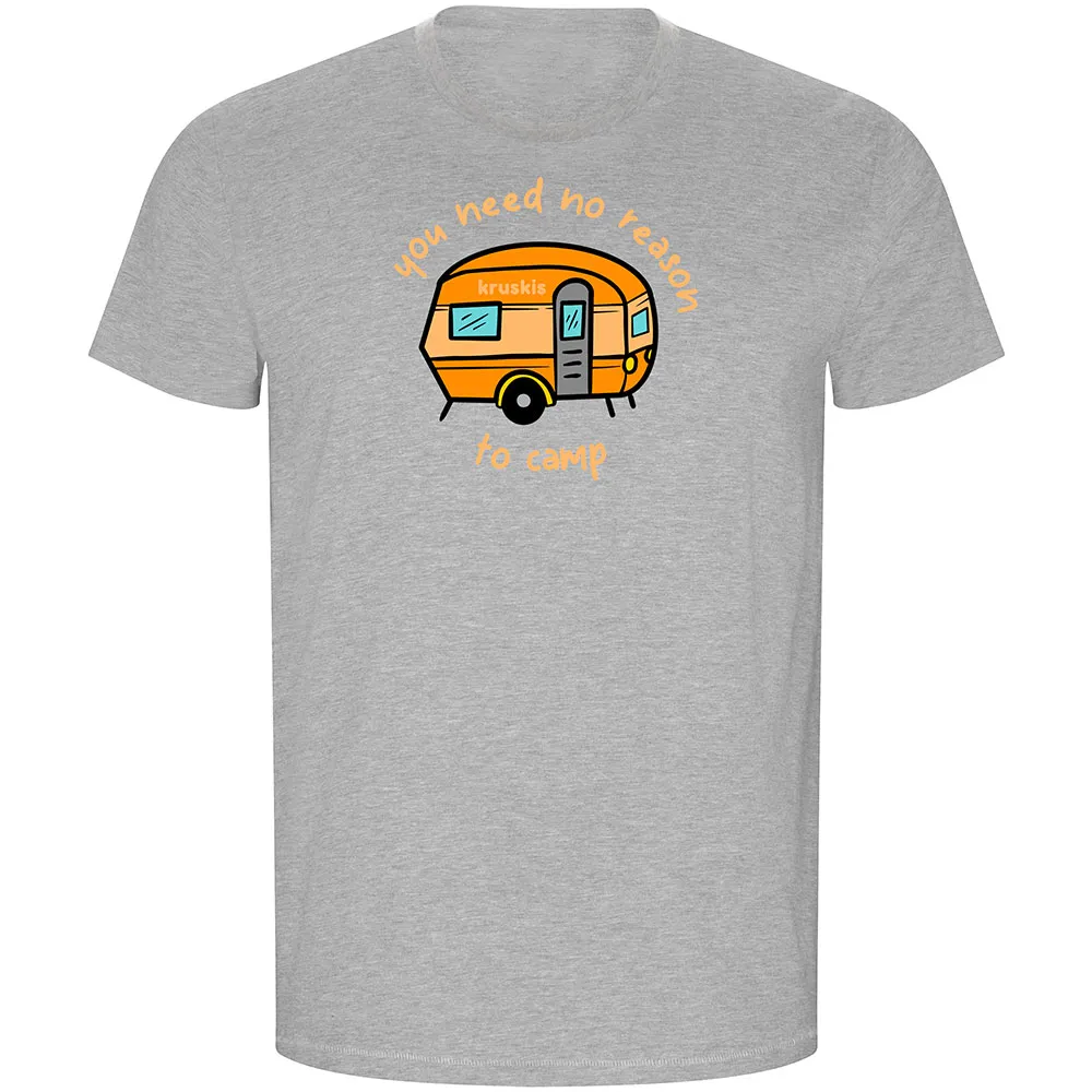 Футболка Kruskis You Need No Reason ECO, серый 
Футболка Kruskis You Need No Reason ECO, серый