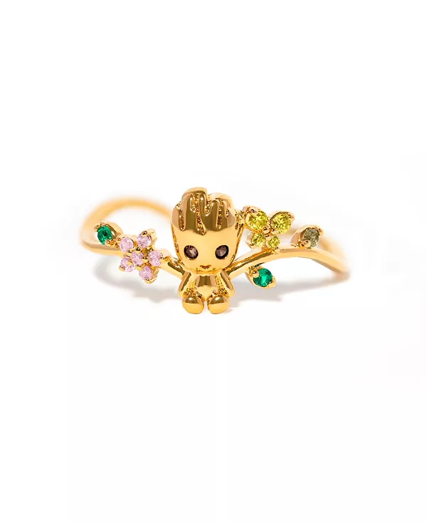 Регулируемое кольцо «Я — Грут» от Crystal Marvel Girls Crew, gold
Регулируемое кольцо «Я — Грут» от Crystal Marvel Girls Crew, gold