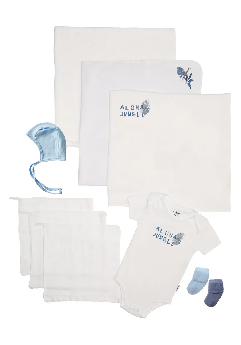 Пакет начального снаряжения Liliput "Алоха Джунгли" с милыми принтами, голубой
Пакет начального снаряжения Liliput "Алоха Джунгли" с милыми принтами, голубой