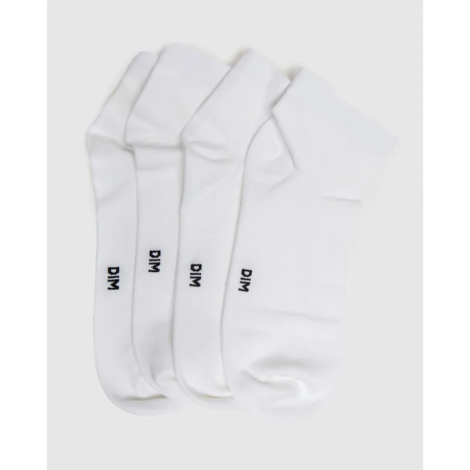 Набор из 2 мягких женских носков до щиколотки «Эффект второй кожи» Dim, белый 
Набор из 2 мягких женских носков до щиколотки «Эффект второй кожи» Dim, белый