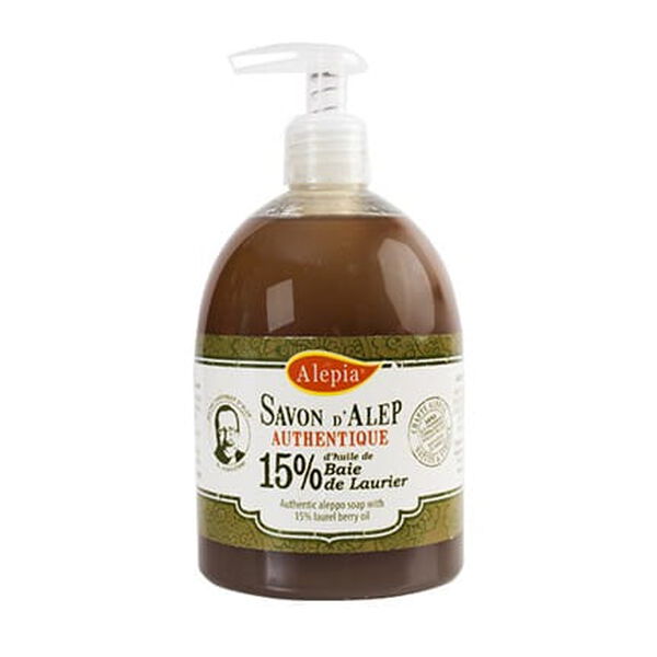 Алеппское мыло с лавровым маслом 15%, 500 мл Alepia
Алеппское мыло с лавровым маслом 15%, 500 мл Alepia