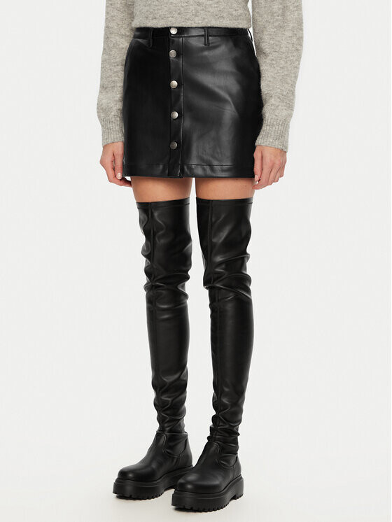 Юбка из искусственной кожи приталенного кроя Only, черный
Юбка из искусственной кожи приталенного кроя Only, черный