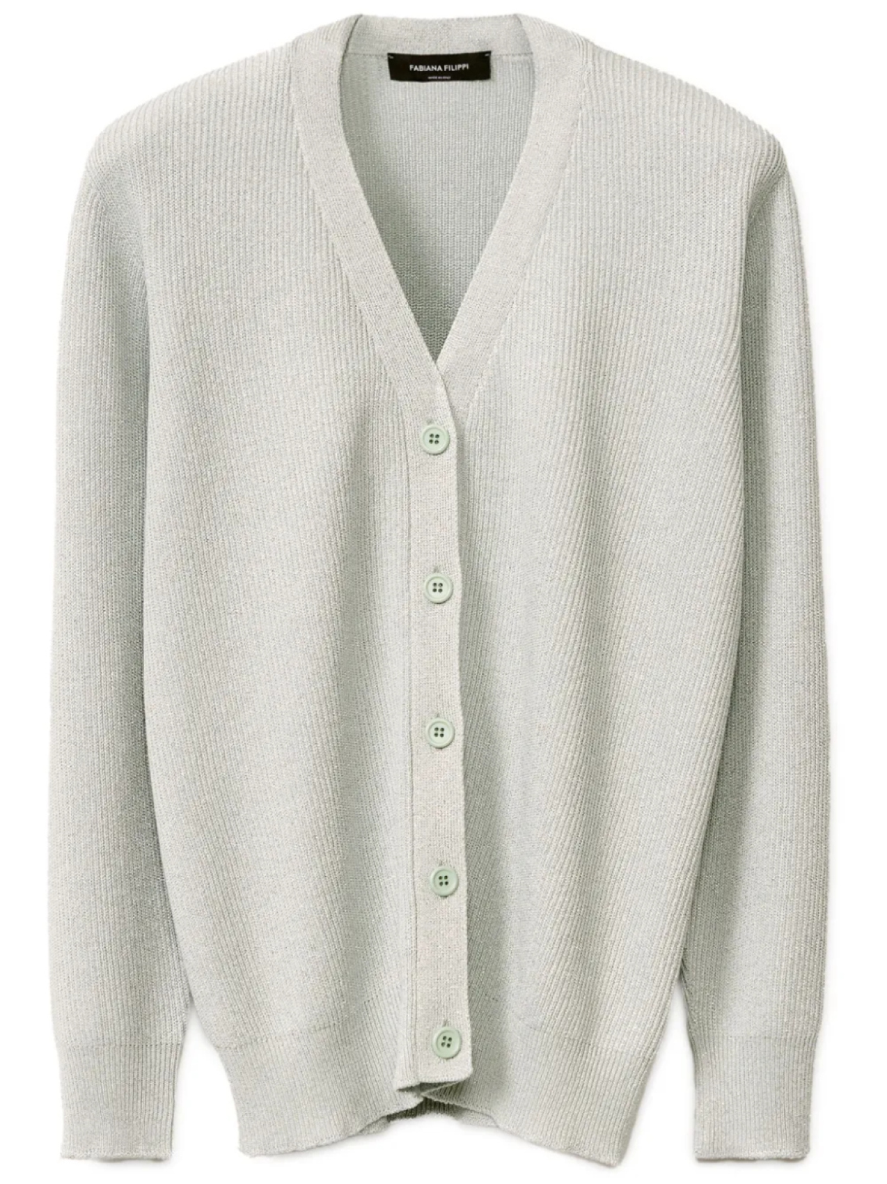 Кардиган в рубчик Fabiana Filippi, зеленый
Кардиган в рубчик Fabiana Filippi, зеленый