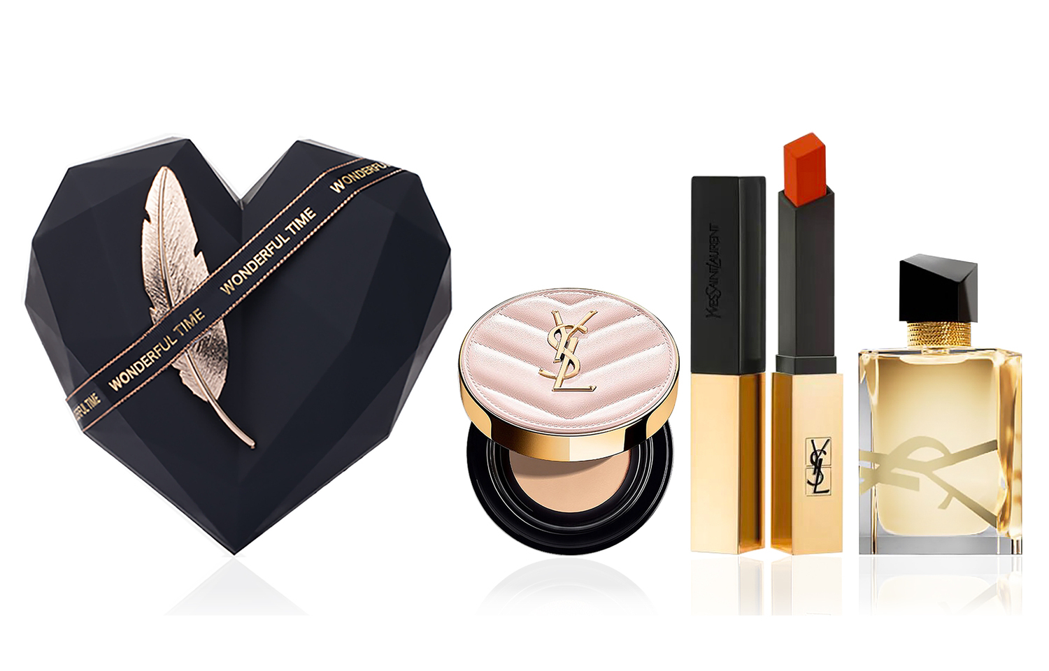 Набор косметики для лица Luxury Pet Foundation Box с велюровым сатиновым матовым покрытием без эффекта переноса SAINT LAURENT
Набор косметики для лица Luxury Pet Foundation Box с велюровым сатиновым матовым покрытием без эффекта переноса SAINT LAURENT