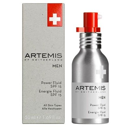 Мужская силовая жидкость Spf 15, Artemis Of Switzerland
Мужская силовая жидкость Spf 15, Artemis Of Switzerland