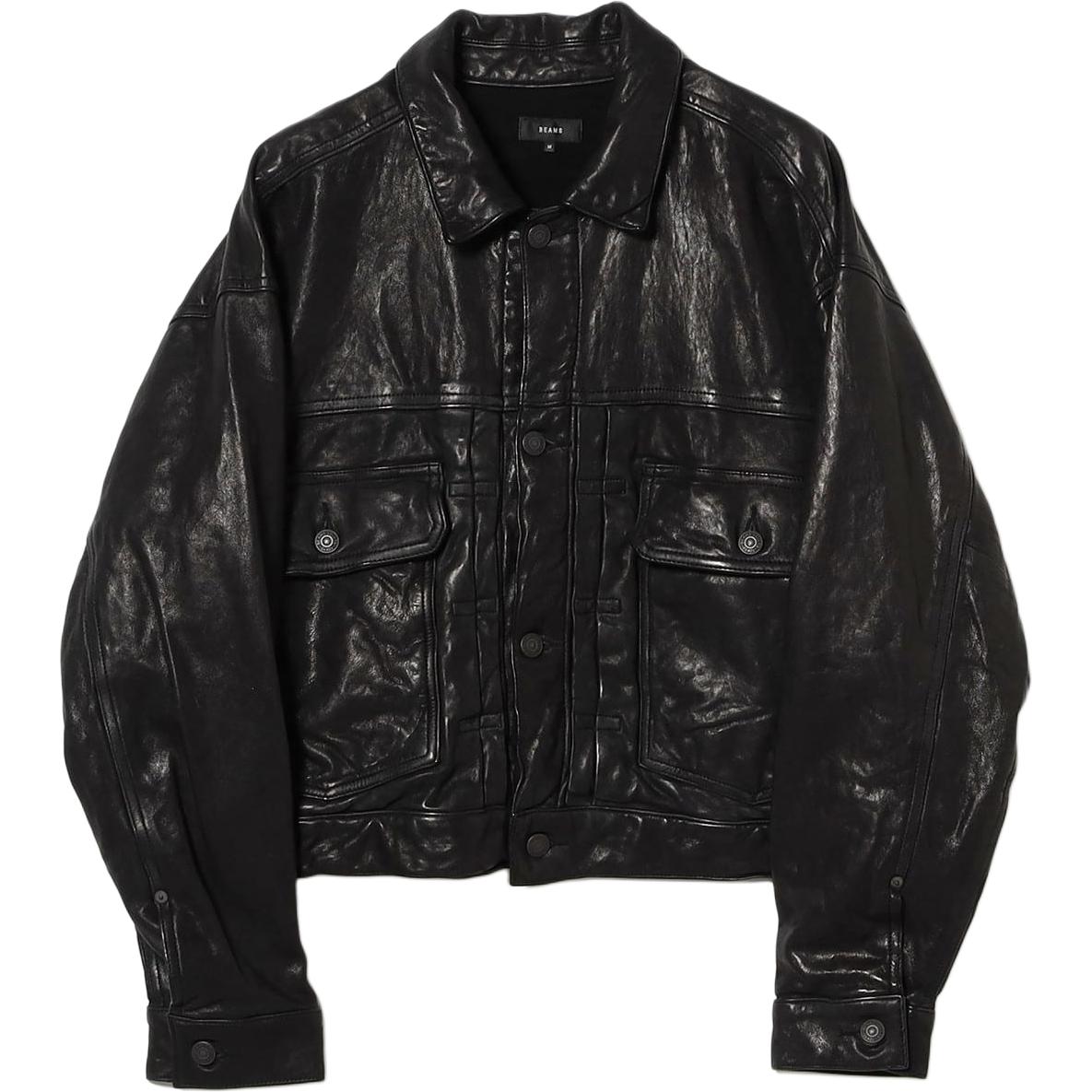 Кожаная куртка мужская с лацканом Moderate Beams, черный
Кожаная куртка мужская с лацканом Moderate Beams, черный
