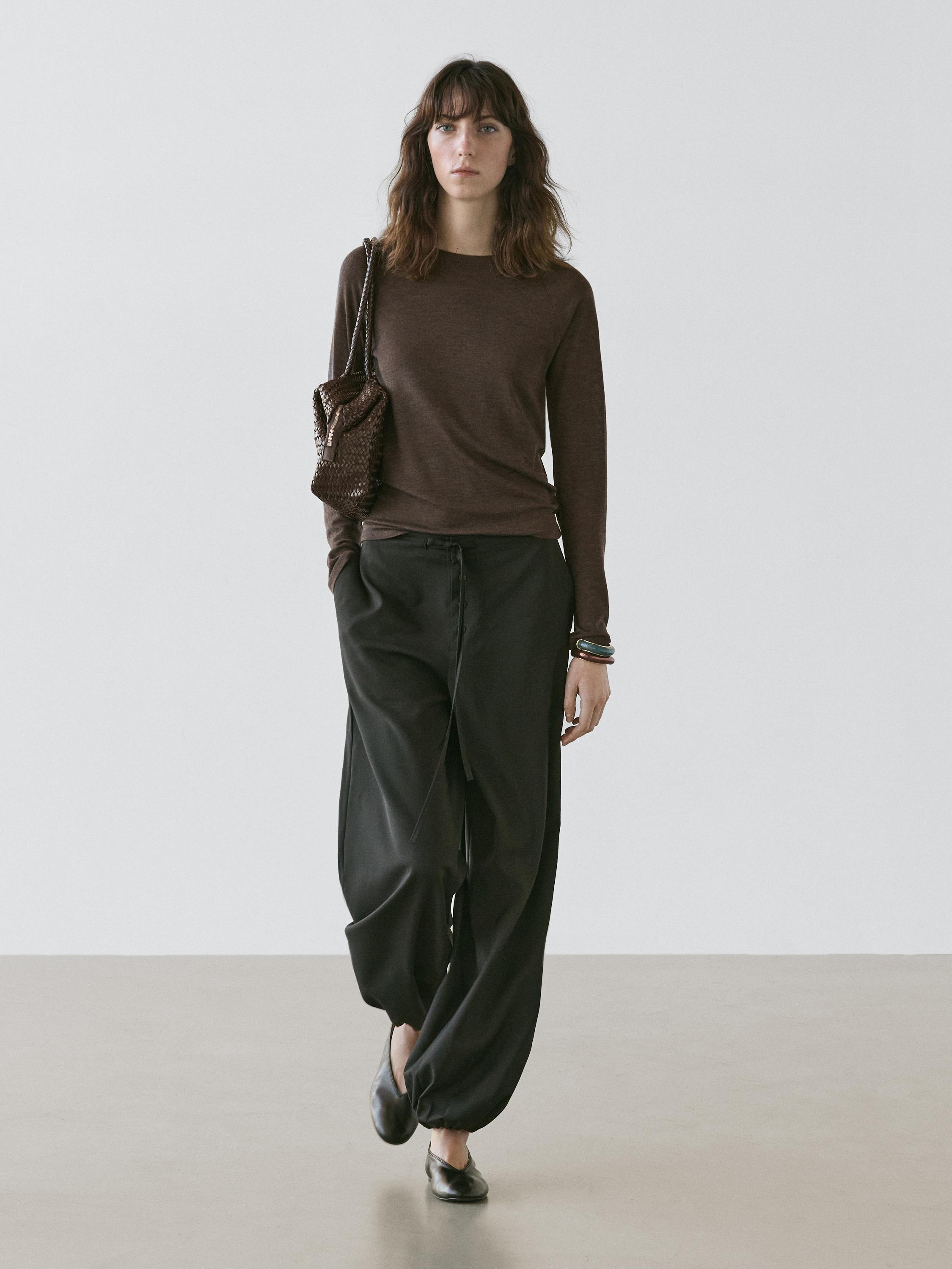 Шерстяная футболка с рукавами реглан Massimo Dutti, brown marl, Коричневый, Шерстяная футболка с рукавами реглан Massimo Dutti, brown marl
Шерстяная футболка с рукавами реглан Massimo Dutti, brown marl, Коричневый, Шерстяная футболка с рукавами реглан Massimo Dutti, brown marl