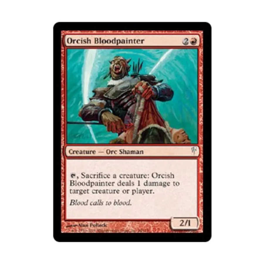 CCG Оркский кровавый художник (клавиша C), MTG - Coldsnap
CCG Оркский кровавый художник (клавиша C), MTG - Coldsnap