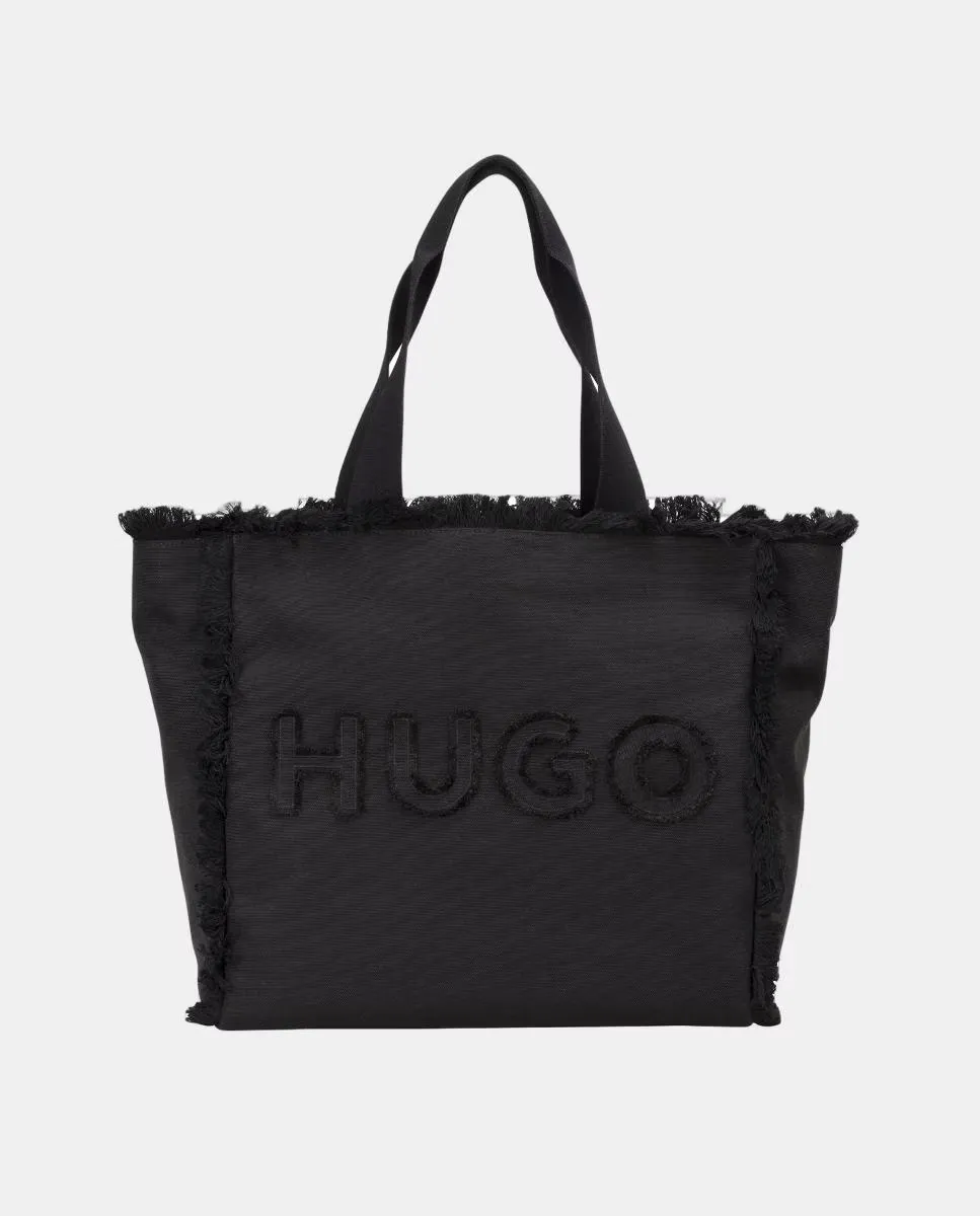 Сумка-шоппер из ткани canvas с двумя ручками Hugo, черный
Сумка-шоппер из ткани canvas с двумя ручками Hugo, черный