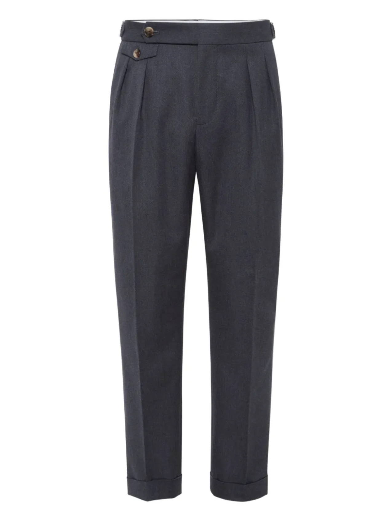 Brunello Cucinelli габардиновые брюки строгого кроя, синий
Brunello Cucinelli габардиновые брюки строгого кроя, синий