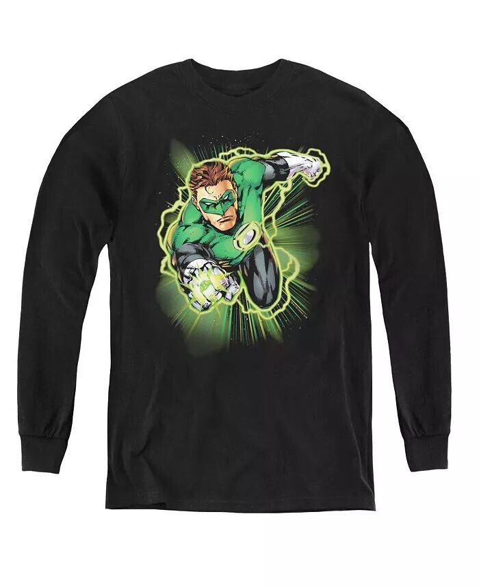 Свитшот с длинным рукавом Boys of America Youth Green Lantern Energy Justice League, черный
Свитшот с длинным рукавом Boys of America Youth Green Lantern Energy Justice League, черный