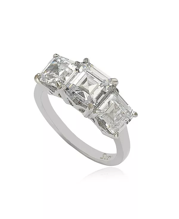 Кольцо Suzy Levian из стерлингового серебра с белыми кубическими цирконами и тремя центральными камнями Suzy Levian New York, silver
Кольцо Suzy Levian из стерлингового серебра с белыми кубическими цирконами и тремя центральными камнями Suzy Levian New York, silver