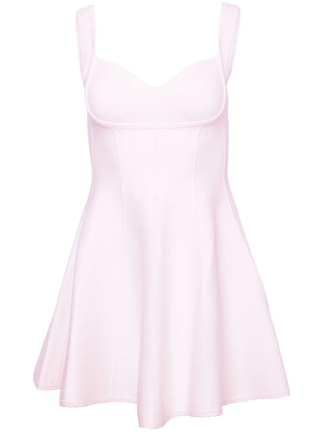 Fleur Du Mal мини-платье с расклешенной юбкой, белый
Fleur Du Mal мини-платье с расклешенной юбкой, белый