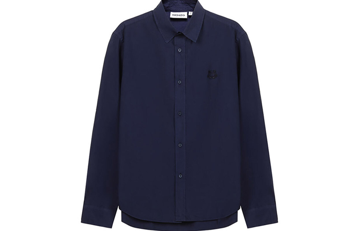 Классическая мужская рубашка с изображением головы тигра, темно-синяя Kenzo, темно-синий
Классическая мужская рубашка с изображением головы тигра, темно-синяя Kenzo, темно-синий