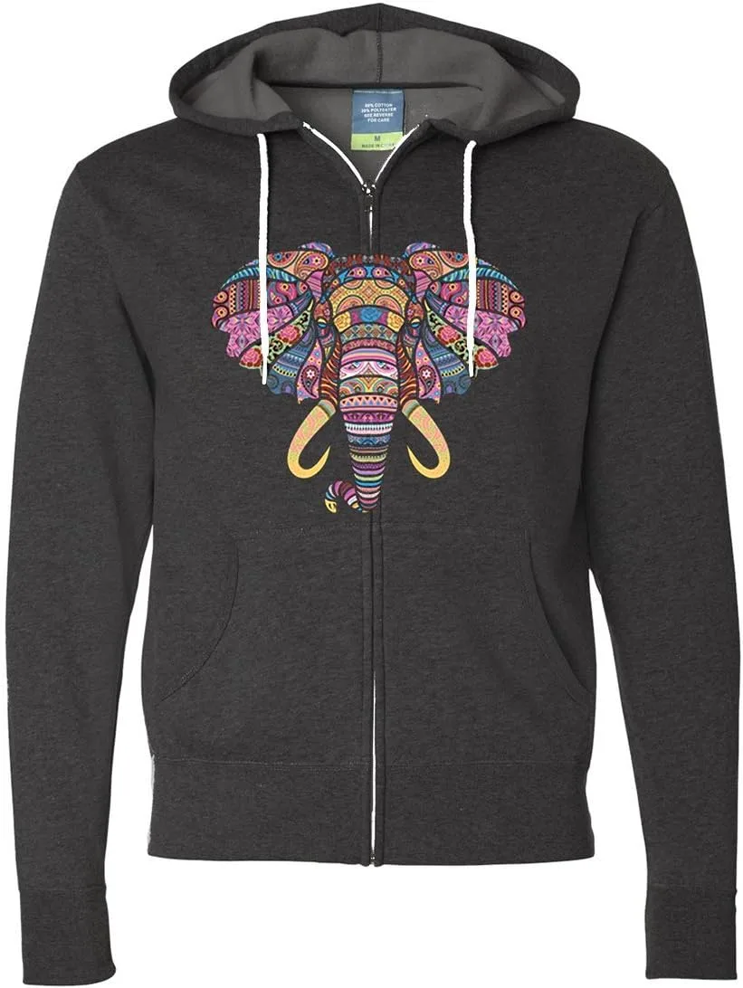 Толстовка с молнией Elephant Head Mosaic Dolphin Shirt Co
Толстовка с молнией Elephant Head Mosaic Dolphin Shirt Co