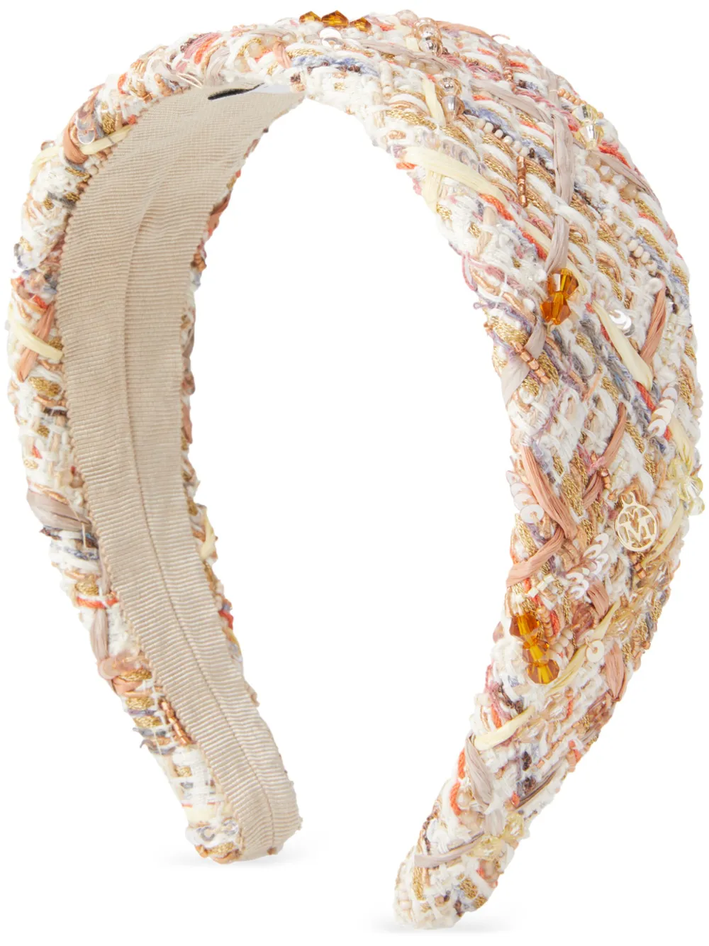 Ободок Elizabeth Maison Michel, бежевый
Ободок Elizabeth Maison Michel, бежевый