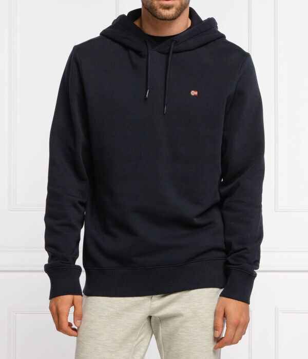 Толстовка мужская Napapijri с капюшоном, синий 
Толстовка мужская Napapijri с капюшоном, синий