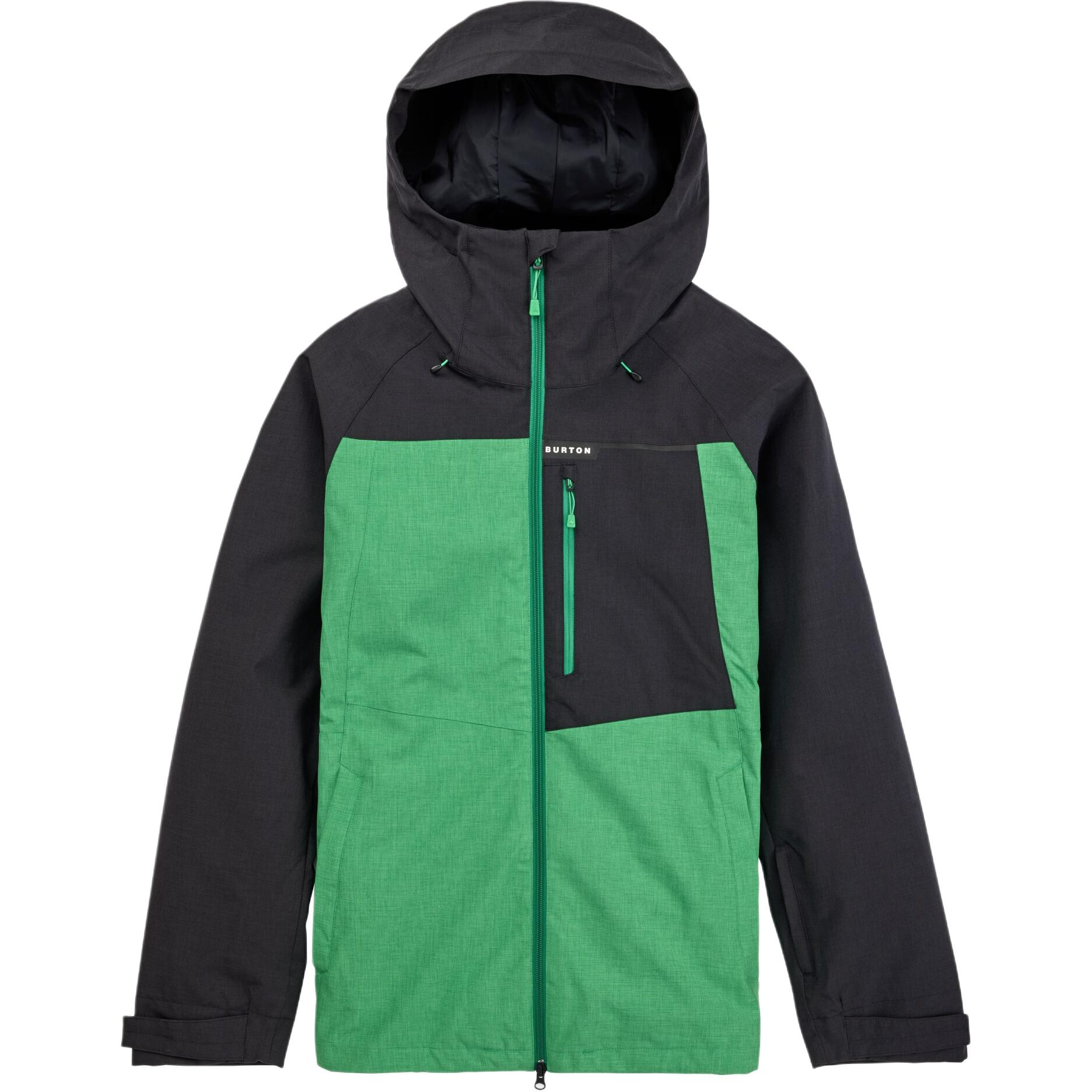 LODGEPOLE лыжная куртка мужская BURTON, черный/зеленый
LODGEPOLE лыжная куртка мужская BURTON, черный/зеленый