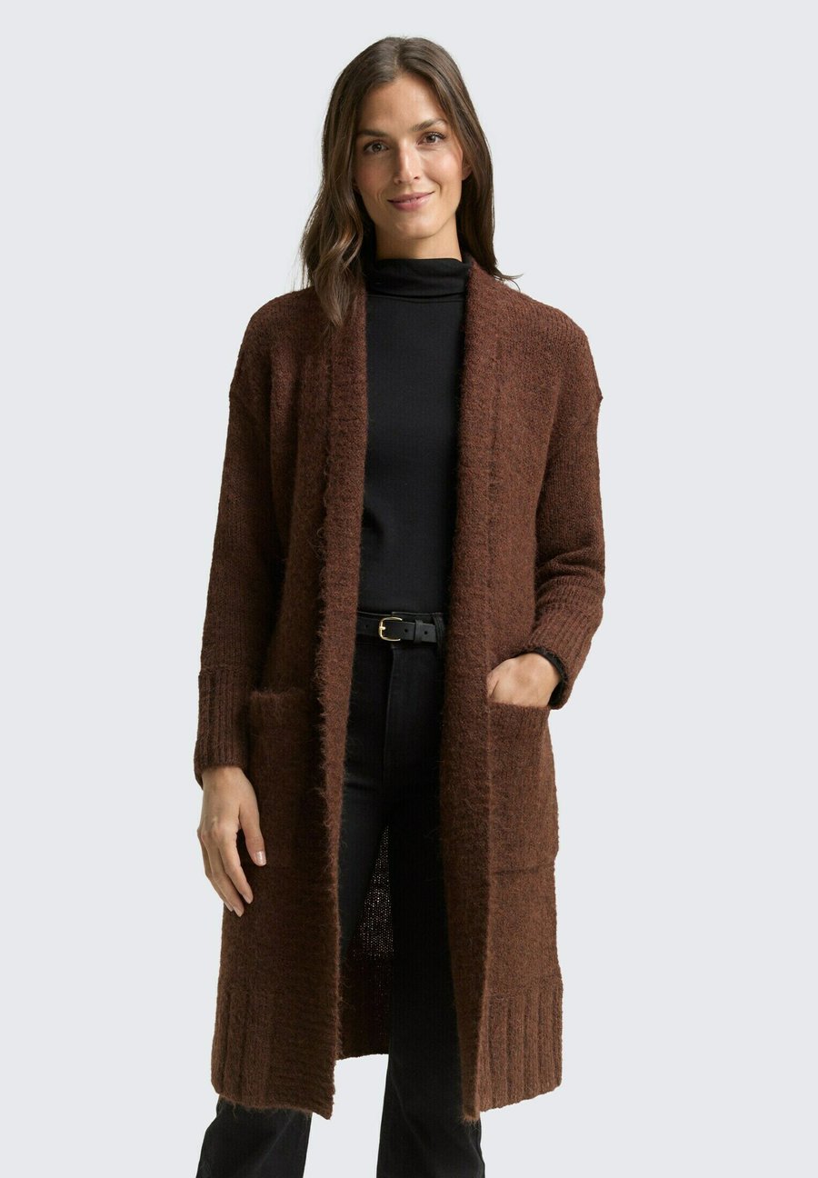 Кардиган TOM TAILOR Cardigan, Dark Pecan Brown Melange/Dark Brown
Кардиган TOM TAILOR Cardigan, Dark Pecan Brown Melange/Dark Brown