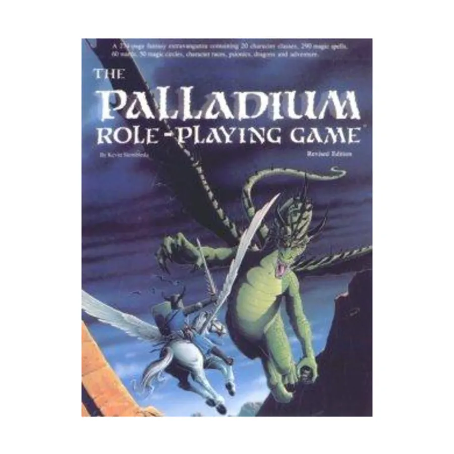 Palladium Role Playing Game (1st Edition Blue, Revised), Palladium Fantasy, мягкая обложка
Palladium Role Playing Game (1st Edition Blue, Revised), Palladium Fantasy, мягкая обложка